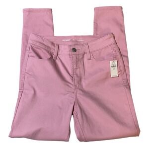 NWT‎ Old Navy High Rise Wow Super Skinny Pink Jeans Size 4 Short